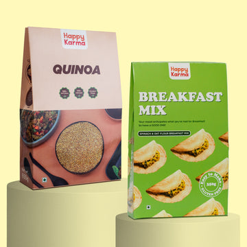 Quinoa 650g and Oat Flour Breakfast Mix 350g Combo | Combo Pack